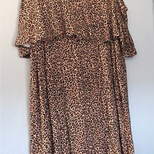 Leopard Print Maxi Dress